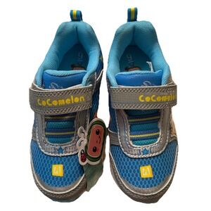 Cocomelon Josmo Toddler Light Up Sneakers - Blue/Yellow Kidcore SZ 9 NEW